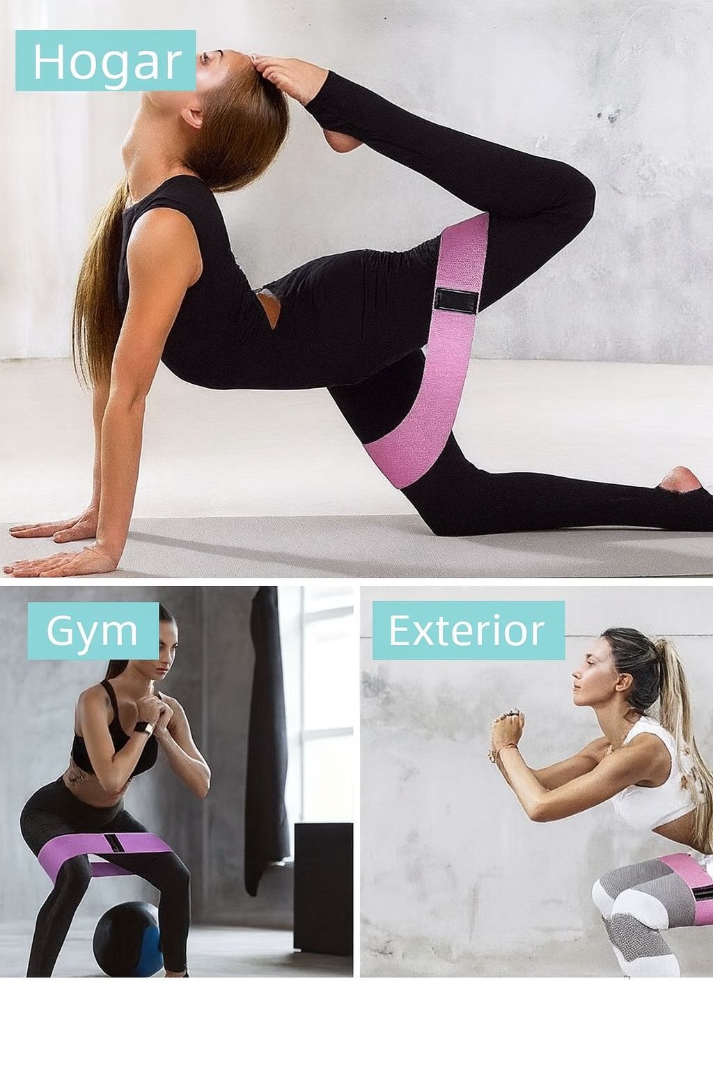 Miniatura 2 de BANDAS ELASTICAS EN TELA PQTE X3